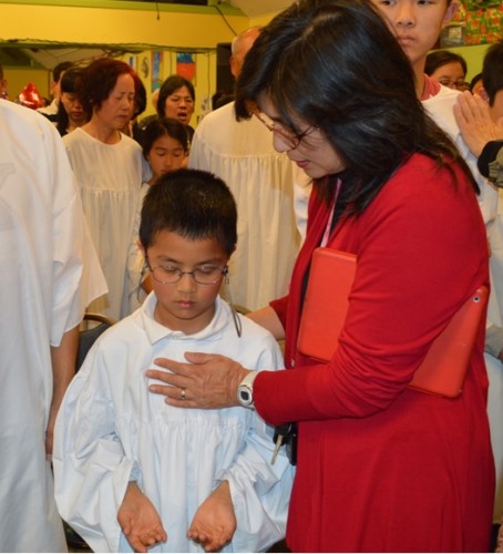 Caleb baptism