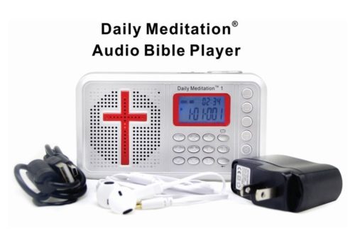 Daily Meditation audio bible player